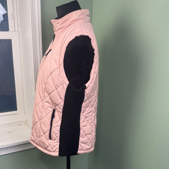Workshop Republic Clothing Blush Pink Quilted Vest large - Picture 3 of 9